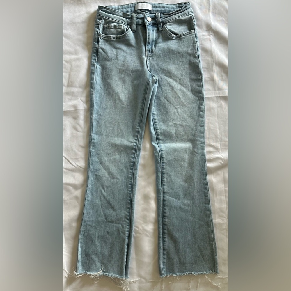 VERVET BY FLYING MONKEY Light Wash Flare Jeans